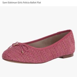 Sam Edelman Pink Felicia Ballet Flat - girls size 2